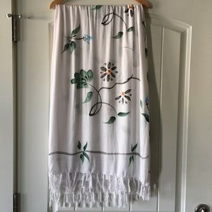 Beautiful hand painted scarf